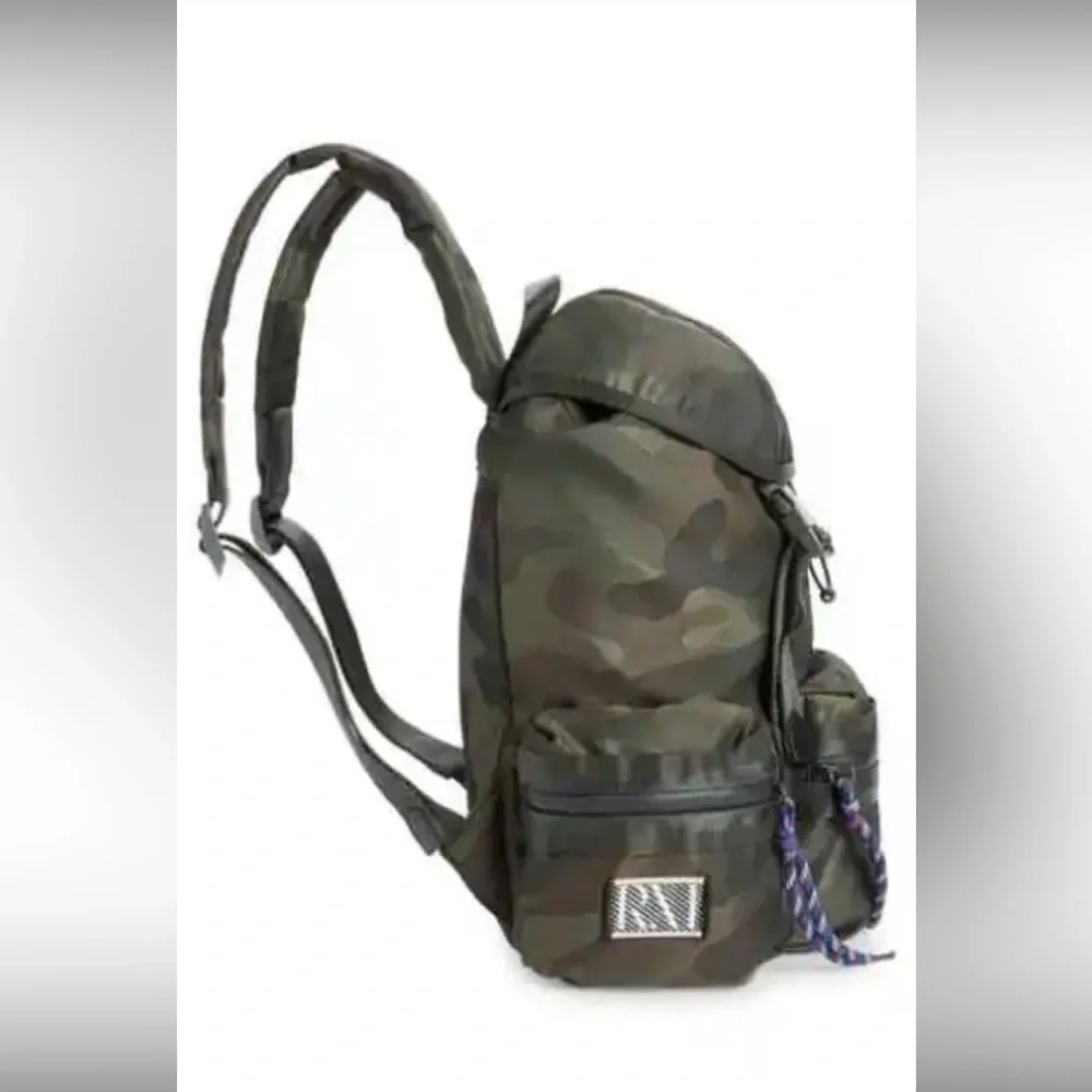 Rebecca minkoff nylon backpack downtown green camo